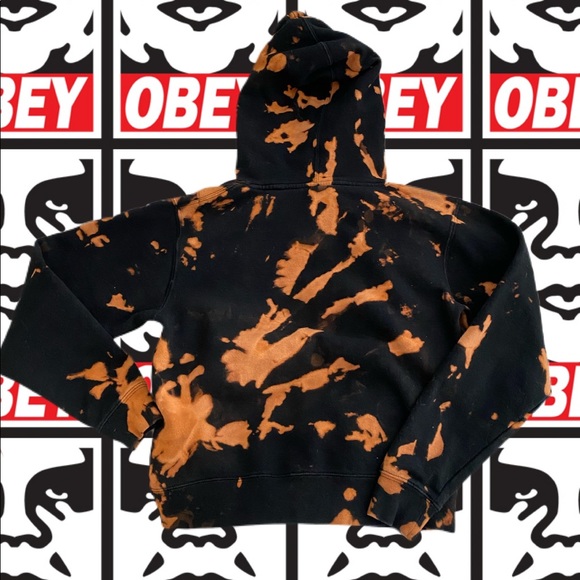 OBEY bleach tie dye hoodie - Picture 2 of 4